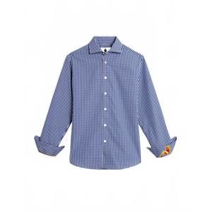 NEW STOCK men's pin up shirt in blue
